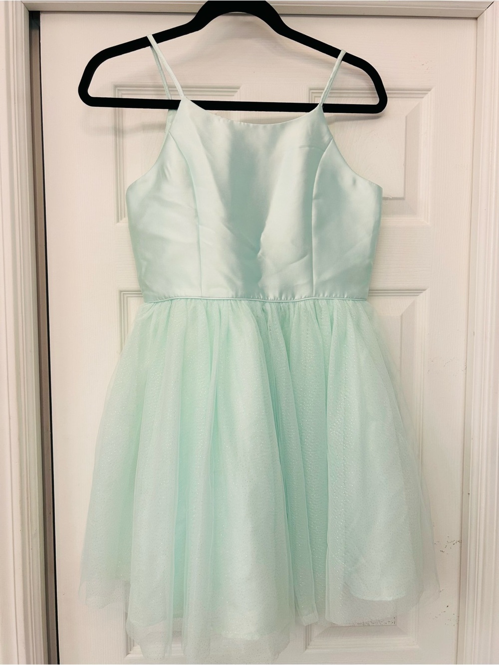 Zunie Mint Green Kids Formal Dress